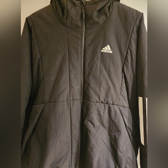 adidas Other - Adidas winter coat xl nwot black triple stripe
